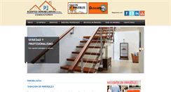 Desktop Screenshot of pjagentesinmobiliarios.com