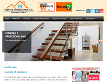Tablet Screenshot of pjagentesinmobiliarios.com